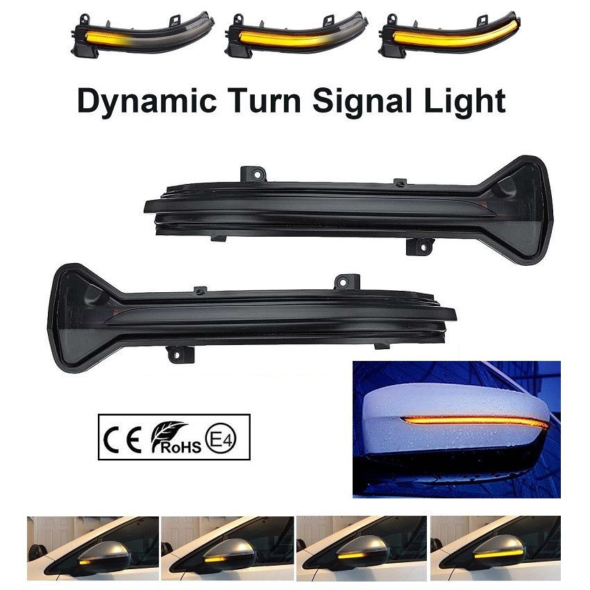 LED BOCNI DYNAMIC MIGAVCI U RETROVIZORU, TIPSKI - BMW - SMOKE LENS 170152 Beograd Zemun